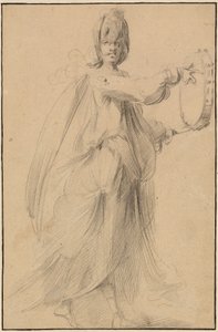 Bailarina con pandereta de Jacques Bellange