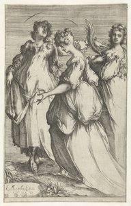 tres santas mujeres de Jacques Bellange