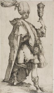 Los Tres Reyes Magos: Baltasar, Rey de Saba de Jacques Bellange