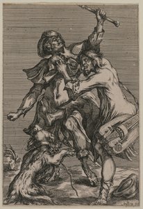 Dos Mendigos Peleando de Jacques Bellange