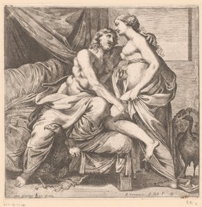 Júpiter y Juno
Escenas mitológicas según los frescos del Palacio Farnesio de Roma (título de la serie)