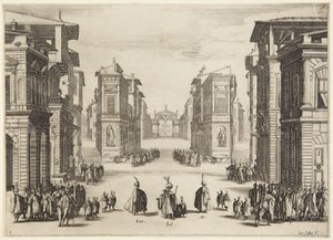Acto 1, de la serie Soliman de Jacques Callot