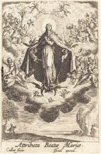 Atributos de la Virgen, en o después de 1630 de Jacques Callot