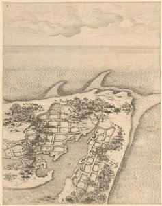 Detalle de «El asedio de la ciudadela de San Martín en la Isla de Ré» de Jacques Callot