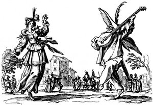 Balli di Sfessania - de grabados por Jacomo Callot de Jacques Callot