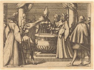 Bautismo del Príncipe de España de Jacques Callot