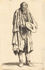 Mendigo con Rosario de Jacques Callot