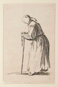 Mendiga con rosario, de Los mendigos (La mendiante aux rosaire)