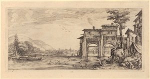 Matanza de los inocentes de Belén [Lámina 1] de Jacques Callot