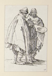 Ciego y su compañero, de Los mendigos (L de Jacques Callot