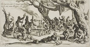Camping de los Gitanos: La preparación de la fiesta de Jacques Callot