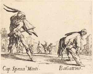 Cap. Spessa Monti y Bagattino de Jacques Callot