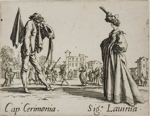 Capitán Ceremonia - Lady Lavinia, lámina 3 de Balli di Sfessania