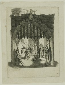 Cristo Coronado de Espinas, de La Pequeña Pasión de Jacques Callot