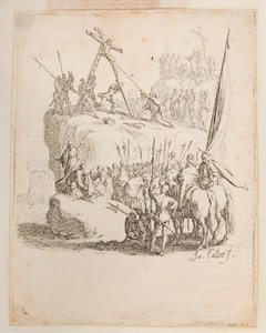 Cristo traspasado por la lanza, n. 11 de 11 de La Petite Passion de Jacques Callot