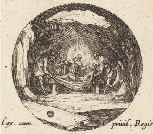 Cristo en el limbo de Jacques Callot