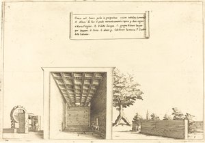 Iglesia en El Cairo de Jacques Callot