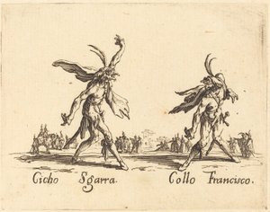 Cicho Sgarra y Collo Francisco de Jacques Callot