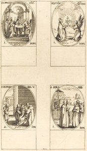 Circuncisión; Festival del Nombre de Cristo; San Odilo; Santa Eufrosina de Jacques Callot