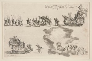 Combat ? la Barri?re, Entr?e du Prince de Plaltzbourg de Jacques Callot