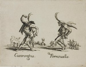 Cucorongna - Pernovalla, placa 2 de Balli di Sfessania de Jacques Callot