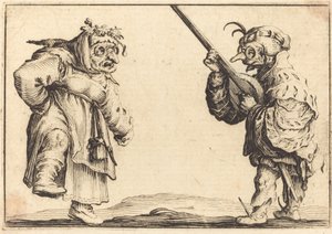 Bailarines con Laúd de Jacques Callot