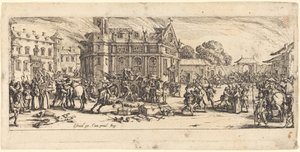 Destrucción de un convento de Jacques Callot