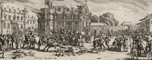 Destrucción de un convento de Jacques Callot