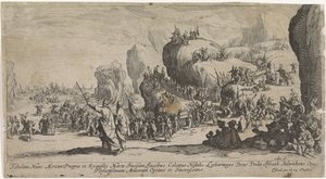 Paso por el Mar Rojo de Jacques Callot