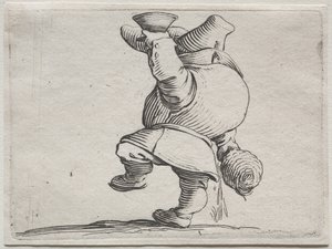 Bebedor visto desde atrás de Jacques Callot