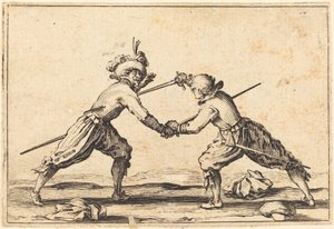Duelo con espadas de Jacques Callot