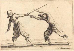 Duelo con espadas y dagas de Jacques Callot