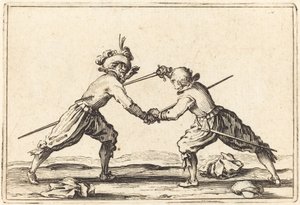 Duelo con espadas, c. 1622