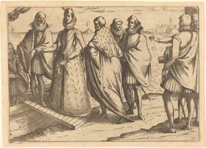 Embarque en Génova de Jacques Callot