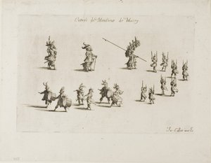 Entrada de M. de Macey, del Combate en la Barrera de Jacques Callot