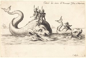 Entrada de Mm. de Vroncourt, Tyllon y Marimont de Jacques Callot