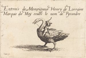 Entrada de Monseigneur Henry de Lorraine, Marqués de Moy, bajo el nombre de Pirandre