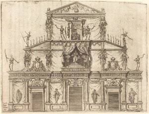 Fachada de San Lorenzo, Florencia de Jacques Callot