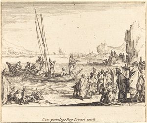Pescador de hombres, 1635 de Jacques Callot