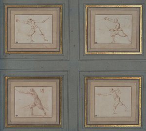 Cuatro estudios de un esgrimista, 1766-69
