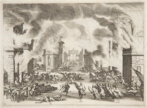 Cuarto Acto de Solimán de Jacques Callot