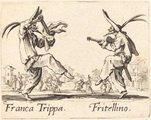 Franca Trippa y Fritellino de Jacques Callot