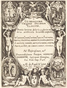 Frontispicio para "Gloriosissimae" de Jacques Callot