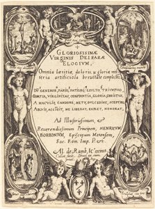 Frontispicio para "Gloriosissimae"