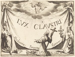 Frontispicio para "La luz del claustro"