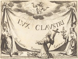 Frontispicio para "La luz del claustro"