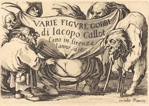Frontispicio para "Varie Figure Gobbi" de Jacques Callot