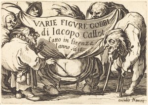 Frontispicio para "Varie Figure Gobbi" de Jacques Callot
