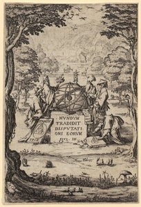 Frontispicio de «Sacra Cosmologia» de Jacques Callot
