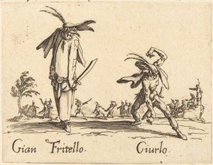 Gian Fritello y Ciurlo, c. 1622 de Jacques Callot